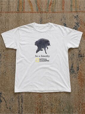 National Geographic “be a Jimothy” Raccoon Graphic Tee